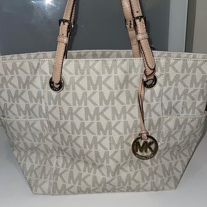 Tan Michael Kors Tote Bag